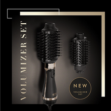 Load image into Gallery viewer, Hot Tools Black and Gold Volumiser Set